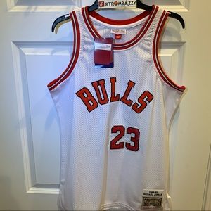 Michael Jordan Bulls Throwback NBA Jersey 1984-85
